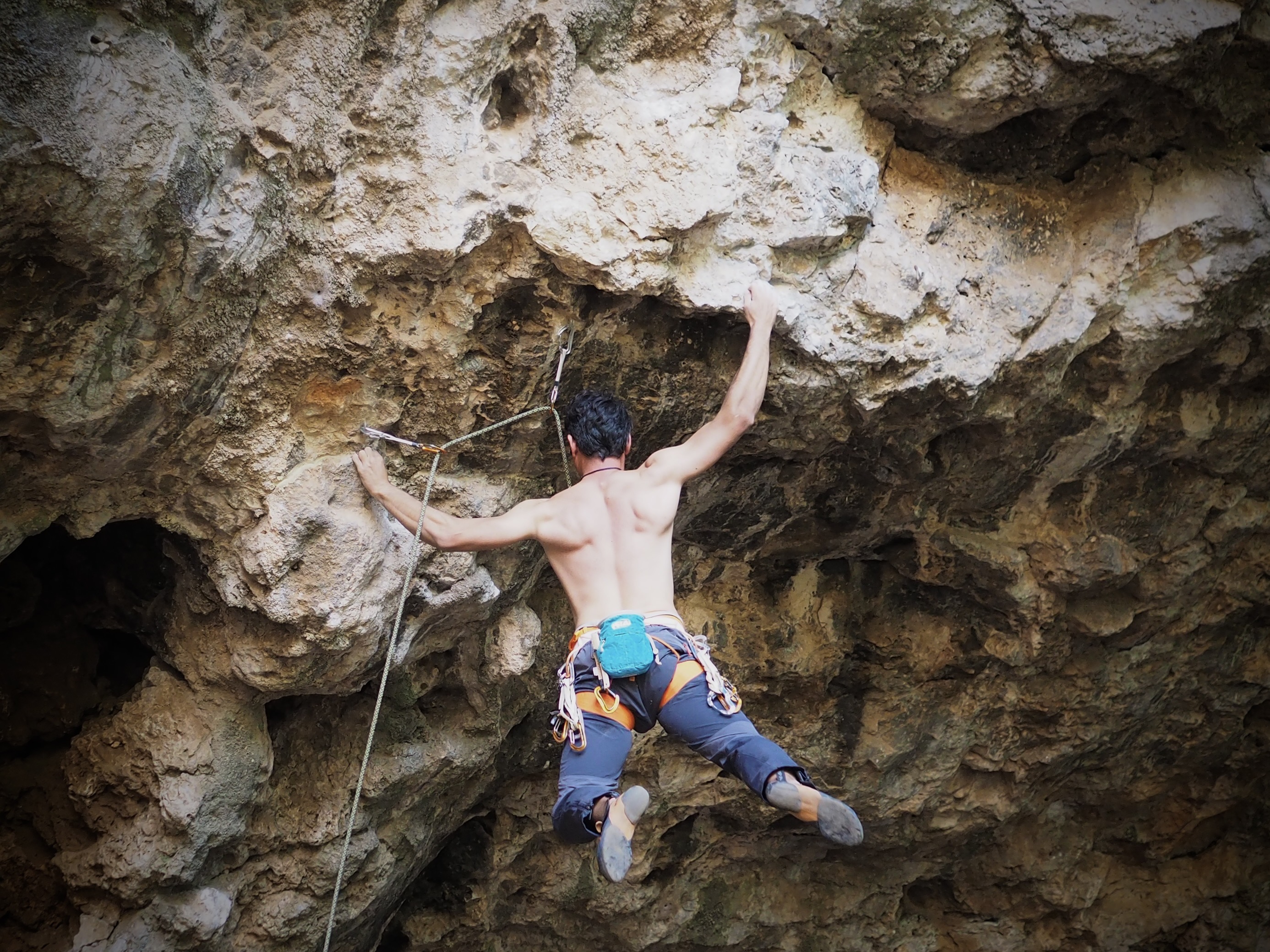Sport Climbing In Nezer Cave